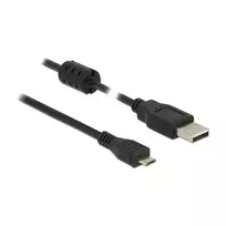USB laidas DeLOCK 1m USB 2.0-A Micro-B juodas