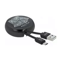 USB 2.0 laidas USB-A į Micro-B DeLOCK 85818 (įtraukiamas, 0,92 m)