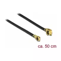 Koaksialinis kabelis DeLOCK 89651 0,5 m MHF I-PEX – MHF IV HSC MXHP32
