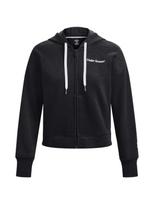 UNDER ARMOUR Moteriškas džemperis, Under Armour Essential Fleece Script FZ Hoodie 1374106-001