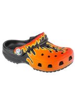 CROCS Vaikiškos šlepetės, Crocs Classic Flame Clogs Kids T 211214-0C4