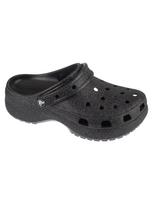 CROCS Šlepetės, Crocs Classic Platform Glitter Clog W 207241-001