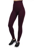 GYMHERO Moteriškos tamprės, GymHero Push Up Leggings 763-BURGUND