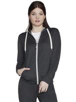 SKECHERS Moteriškas džemperis su užtrauktuku, Godri Swift Full Zip Hoodie JA69-BKCC