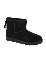 UGG Moteriški aulinukai, UGG Classic Mini Logo Zip 1122671-BLK