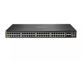 HPE Aruba 6300F - Valdomas L3 tinklo jungiklis - 48 prievadai PoE+ + 4 SFP56 50GbE - montuojamas į stelažą