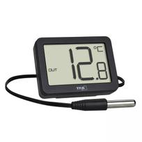 Elektroninis aplinkos termometras TFA-Dostmann 30.1066.01 Vidaus/lauko Juodas
