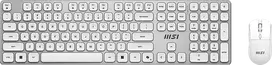 MSI FORGE K210 belaidis klaviatūros ir pelės rinkinys Baltas DE QWERTZ Įkraunamas