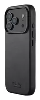 Mujjo Odinis Dėklas, skirtas iPhone 17 Pro su MagSafe (Juodas)