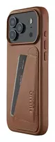 Mujjo Wallet Leather Case for iPhone 17 Pro Max, MagSafe Compatible, Tan