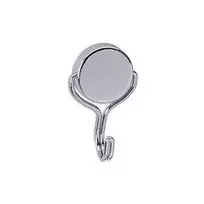 MAUL Neodymium Magnet Carousel Hook, 38,5 mm skersmens, nikeliuotas, laikymo jėga 30 kg, apvalus, plačiai išlenktas kabliukas – 1 vnt. (6155696)