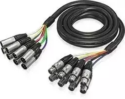 Behringer GMX-300CM 8 kanalų daugiagyslis garso laidas (snake) 3 m (10 pėdų) XLR motina – XLR tėvas
