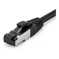 Synergy21 Patch Cable RJ45, CAT8.1 2000MHz, 3m, Black, S-STP (S/FTP), TPE/LSZH (SuperFlex), AWG26