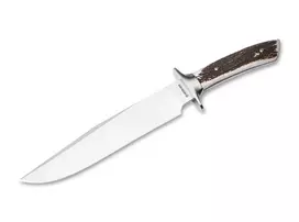 Böker Solingen Argentina Toro HX Fixed Blade Knife, D2 Tool Steel, G10 Handle, Stonewash Finish