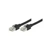 Tecline S/UTP Cat5e Patch Cable - 3m - RJ45 Male to RJ45 Male - Black (71903S)