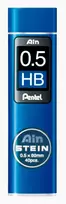 Pentel C275-HBO mechaninio pieštuko šerdelių papildymai - 0,5 mm - mėlynos - 40 vnt. - dozavimo tūbelėje