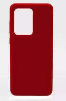 Evelatus Samsung Galaxy S20 Ultra Premium Soft Touch Silicone Case Red