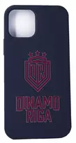 EVELATUS iPhone 12 Pro Soft Touch Silicone Case DR Logo N4 Red