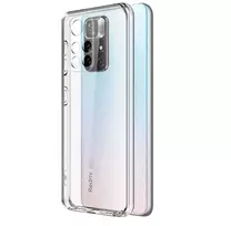 Evelatus Xiaomi Redmi 10 Military Shockproof Silicone Case TPU Transparent
