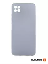 Evelatus Premium Soft Touch Silicone Case, skirtas Samsung Galaxy A22 5G - Pilka