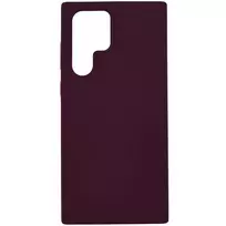 Evelatus Samsung Galaxy S22 Ultra Premium Soft Touch Silicone Case Burgundy