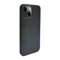 iLike Apple iPhone 14 Silicone Plastic Case Eco Print Design Black