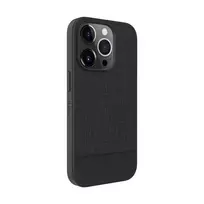 iLike Apple iPhone 14 Pro Max Plastic Leather Back Cover Black