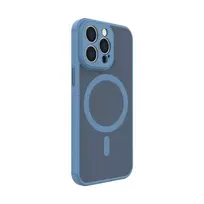 Evelatus Apple iPhone 13 Pro Hybrid Case with MagSafe and Camera Protection PC+TPU Light Blue