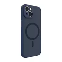 Evelatus Apple iPhone 14 Hybrid Dėklas su MagSafe ir Fotoaparato Apsauga PC+TPU Mėlynas