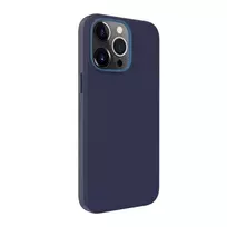 Evelatus Apple iPhone 13 Pro Genuine Leather Case with MagSafe Blue