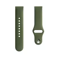 Evelatus 20mm Silicone Loop Watch Strap (S/M 110mm) Olive