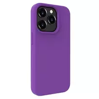 Evelatus Apple iPhone 15 Pro Premium Soft Touch Silicone Case Deep Purple