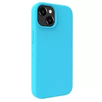 Evelatus Apple iPhone 15 Premium Magsafe Soft Touch Silicone Case Cyan Blue
