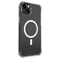 Evelatus Apple iPhone 15 Plus Shockproof Case with MagSafe Transparent