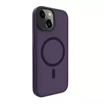 Evelatus Apple iPhone 15 Hybrid Case su MagSafe PC+TPU Deep Purple