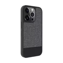 Evelatus Apple iPhone 15 Pro Plastic Leather MagSafe Back Cover Gray