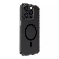Evelatus Apple iPhone 15 Pro Max Clear Case With MagSafe and Camera Protection Transparent Black