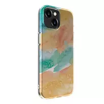 Evelatus Apple iPhone 15 PC Customized Print Design Marble Gold Hard Case