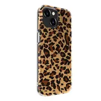 Evelatus Apple iPhone 15 PC Customized Print Design Leopard Protective Case
