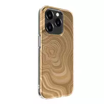Evelatus Apple iPhone 15 Pro Max PC Customized Print Design Desert Gold Case