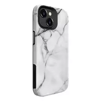 Evelatus Apple iPhone 15 Plus Armor Case TPU+PC Customized Print Design Marble White