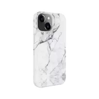 Evelatus Apple iPhone 15 Plus Premium Silicone Case Customized Print White