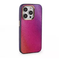 iLike Apple iPhone 15 Pro Max Print Desire Customized Diamonds Case Purple
