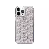 iLike Apple iPhone 14 Pro Silicone Case Shine Transparent Black