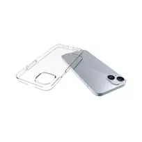 Evelatus Apple iPhone 15 Plus Clear Silicone Case 1.5mm TPU Transparent