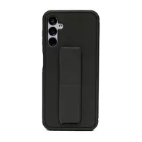 iLike Samsung Galaxy A34 5G Silicone Case with Stand Black