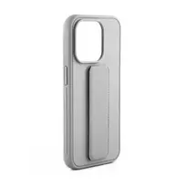 iLike Apple iPhone 15 Plus Silicone Case with Stand Silver
