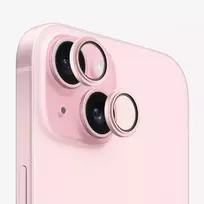 Evelatus Apple iPhone 15 fotoaparato objektyvo apsauga Armor Pink