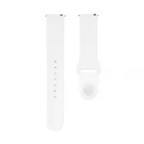 Connect 20mm Silicone Loop Watch Strap (130mm M/L) White