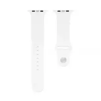 Connect Watch 42/44/45mm Silicone Loop Watch Strap (S/M 110mm) White